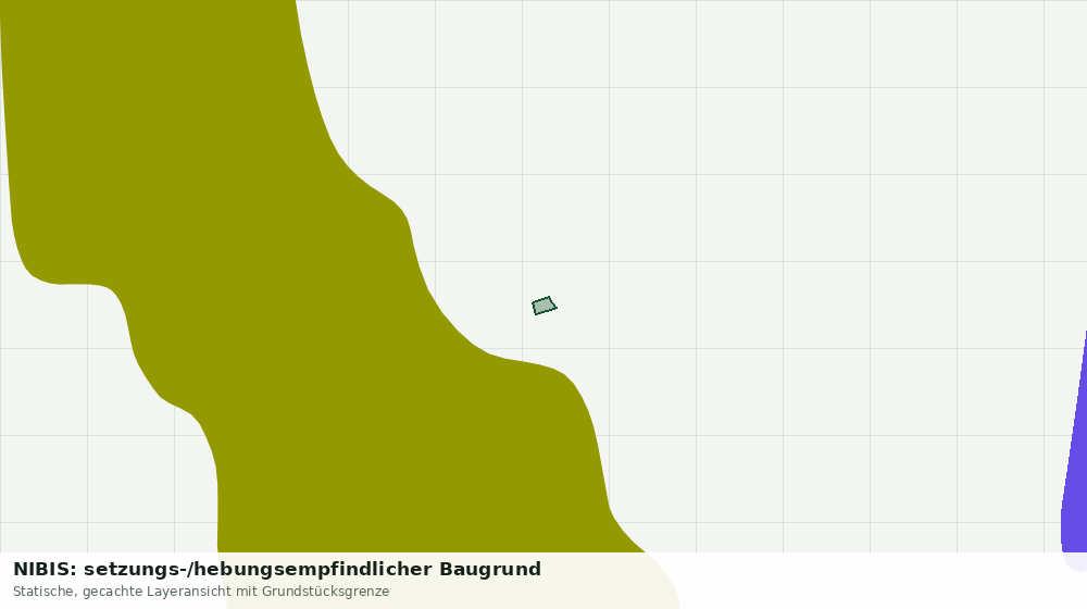 Statische Kartenansicht: NIBIS: setzungs-/hebungsempfindlicher Baugrund