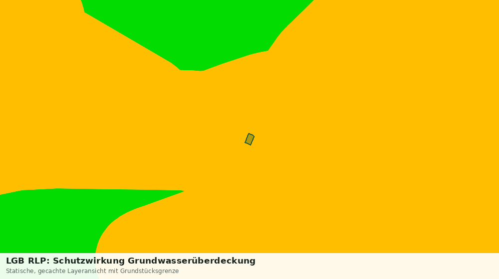 Statische Kartenansicht: LGB RLP: Schutzwirkung Grundwasserüberdeckung