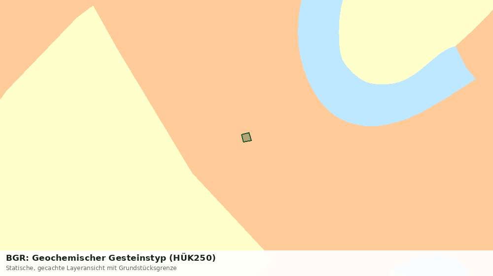 Statische Kartenansicht: BGR: Geochemischer Gesteinstyp (HÜK250)