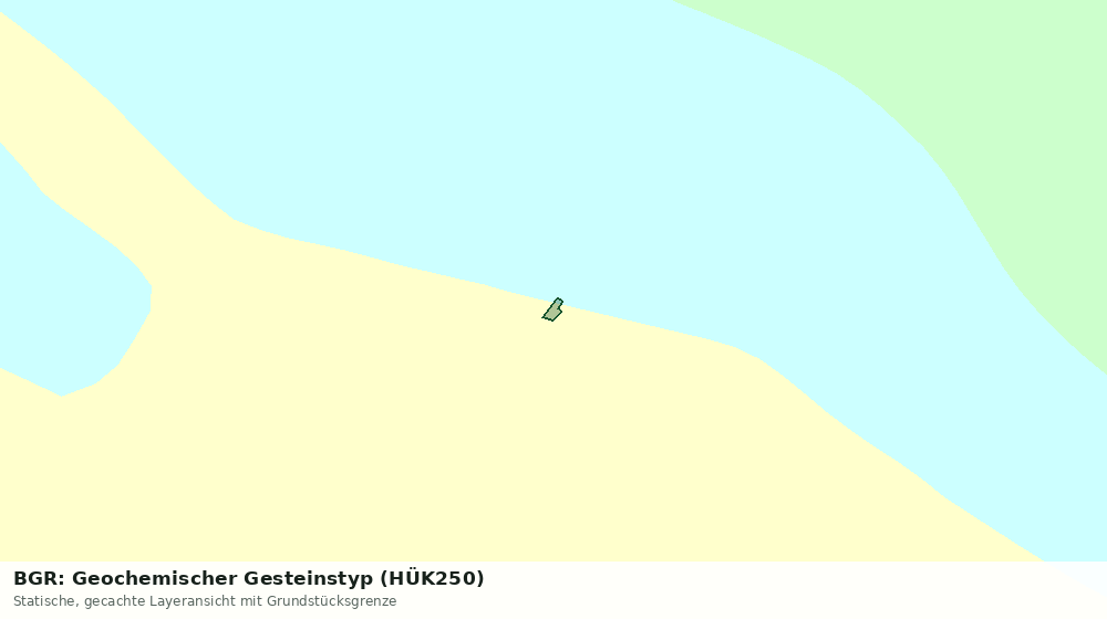 Statische Kartenansicht: BGR: Geochemischer Gesteinstyp (HÜK250)