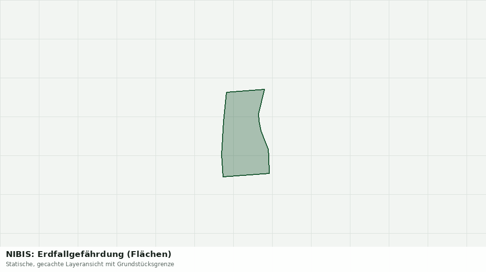 Statische Kartenansicht: NIBIS: Erdfallgefährdung (Flächen)