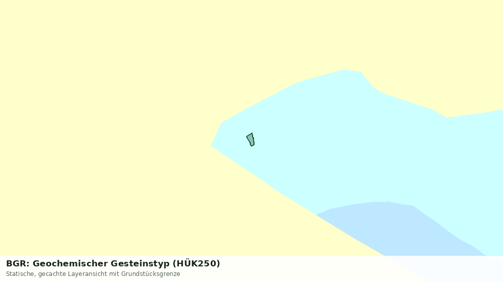 Statische Kartenansicht: BGR: Geochemischer Gesteinstyp (HÜK250)