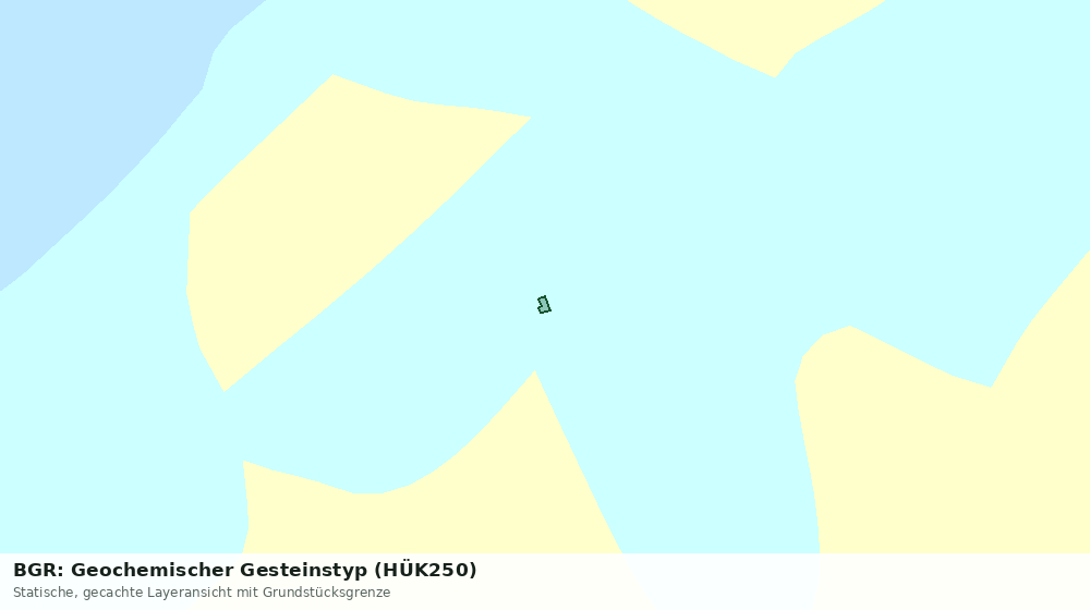 Statische Kartenansicht: BGR: Geochemischer Gesteinstyp (HÜK250)