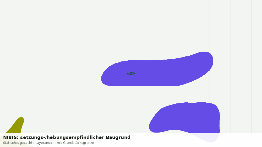 Statische Kartenansicht: NIBIS: setzungs-/hebungsempfindlicher Baugrund