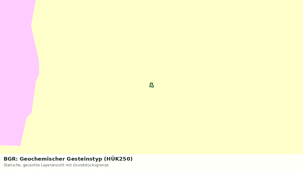 Statische Kartenansicht: BGR: Geochemischer Gesteinstyp (HÜK250)