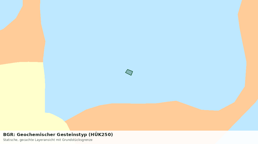 Statische Kartenansicht: BGR: Geochemischer Gesteinstyp (HÜK250)