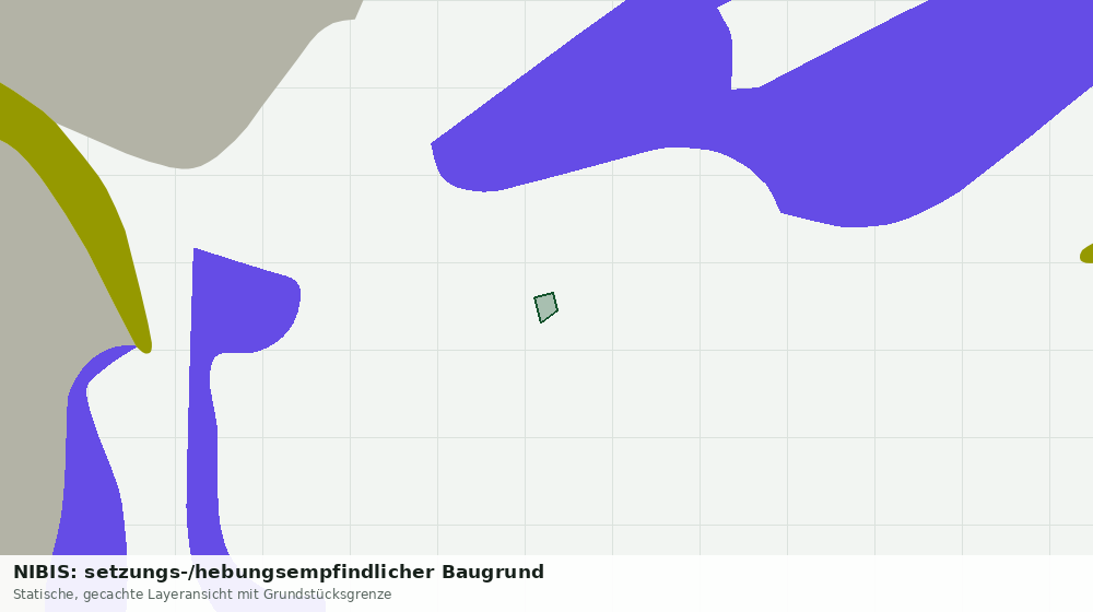 Statische Kartenansicht: NIBIS: setzungs-/hebungsempfindlicher Baugrund