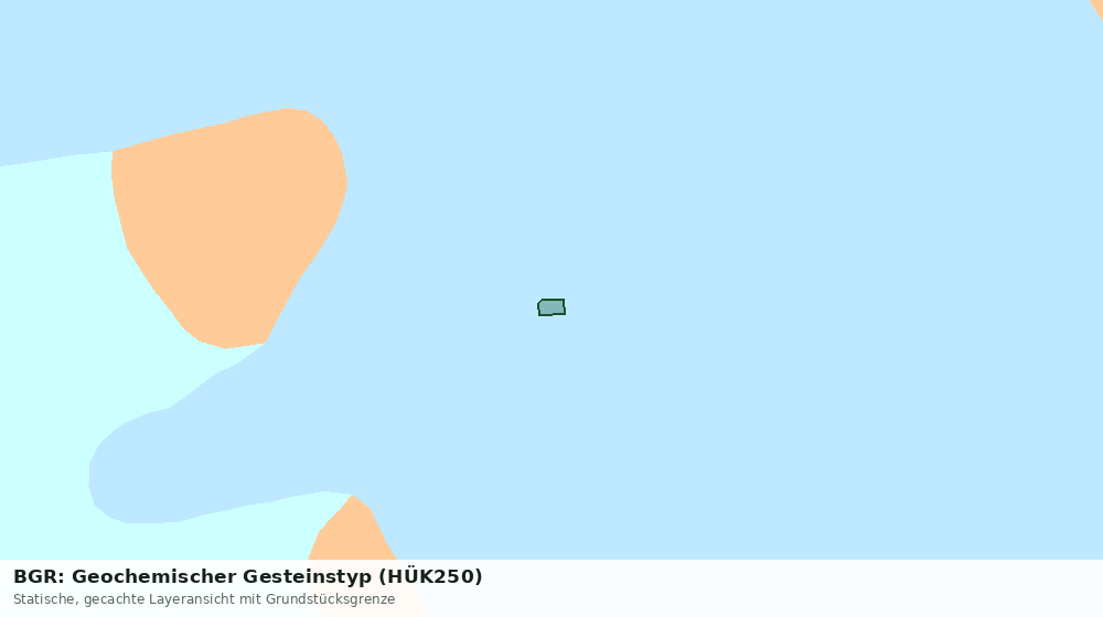 Statische Kartenansicht: BGR: Geochemischer Gesteinstyp (HÜK250)