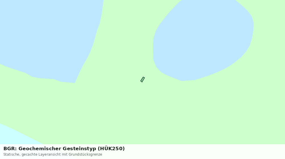 Statische Kartenansicht: BGR: Geochemischer Gesteinstyp (HÜK250)