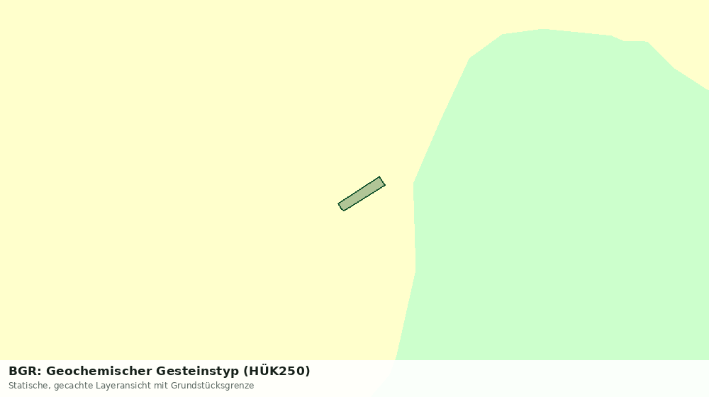 Statische Kartenansicht: BGR: Geochemischer Gesteinstyp (HÜK250)