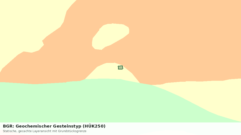 Statische Kartenansicht: BGR: Geochemischer Gesteinstyp (HÜK250)