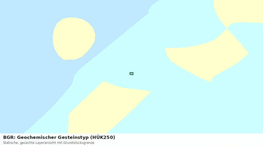Statische Kartenansicht: BGR: Geochemischer Gesteinstyp (HÜK250)