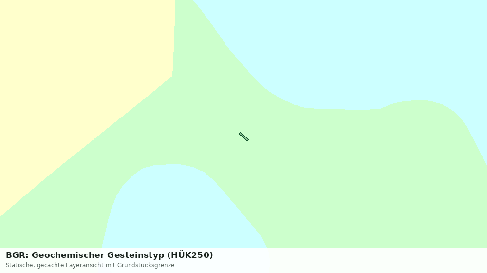 Statische Kartenansicht: BGR: Geochemischer Gesteinstyp (HÜK250)