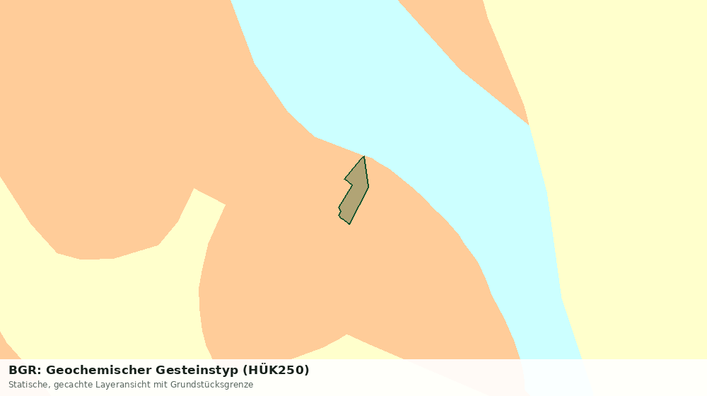 Statische Kartenansicht: BGR: Geochemischer Gesteinstyp (HÜK250)