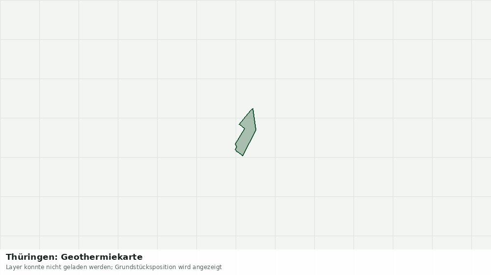 Statische Kartenansicht: Thüringen: Geothermiekarte