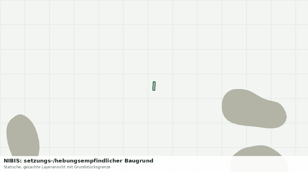 Statische Kartenansicht: NIBIS: setzungs-/hebungsempfindlicher Baugrund