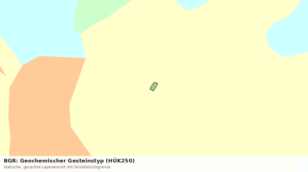 Statische Kartenansicht: BGR: Geochemischer Gesteinstyp (HÜK250)