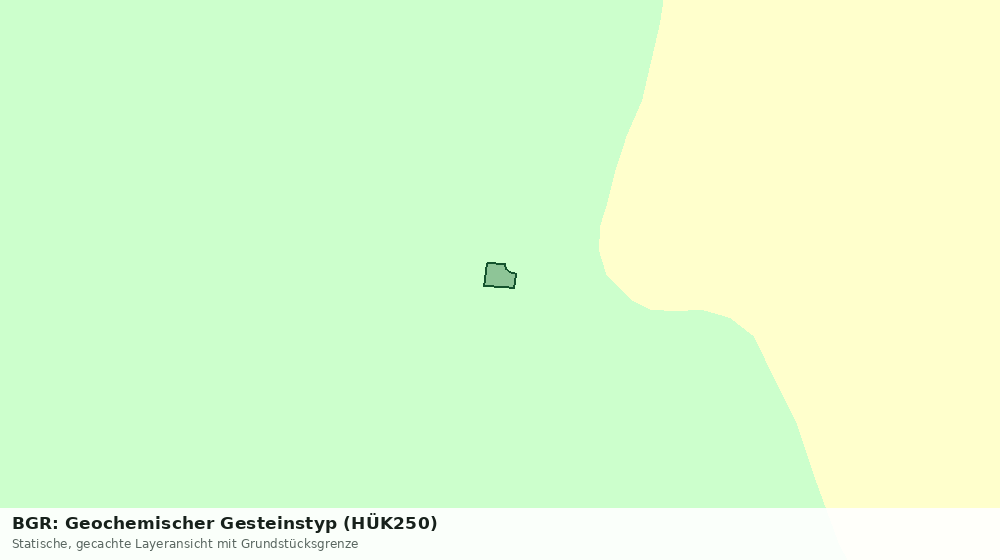 Statische Kartenansicht: BGR: Geochemischer Gesteinstyp (HÜK250)