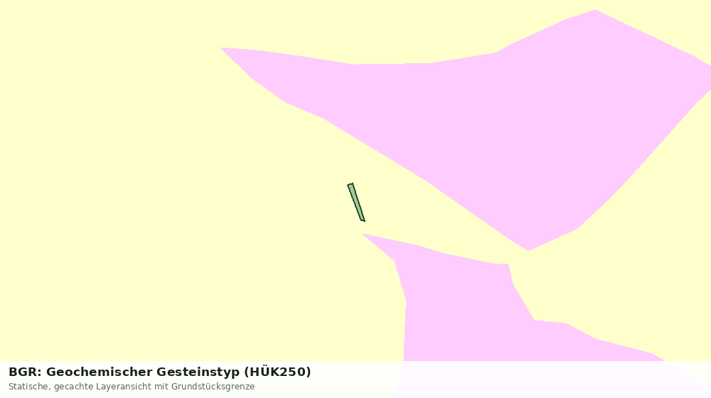 Statische Kartenansicht: BGR: Geochemischer Gesteinstyp (HÜK250)
