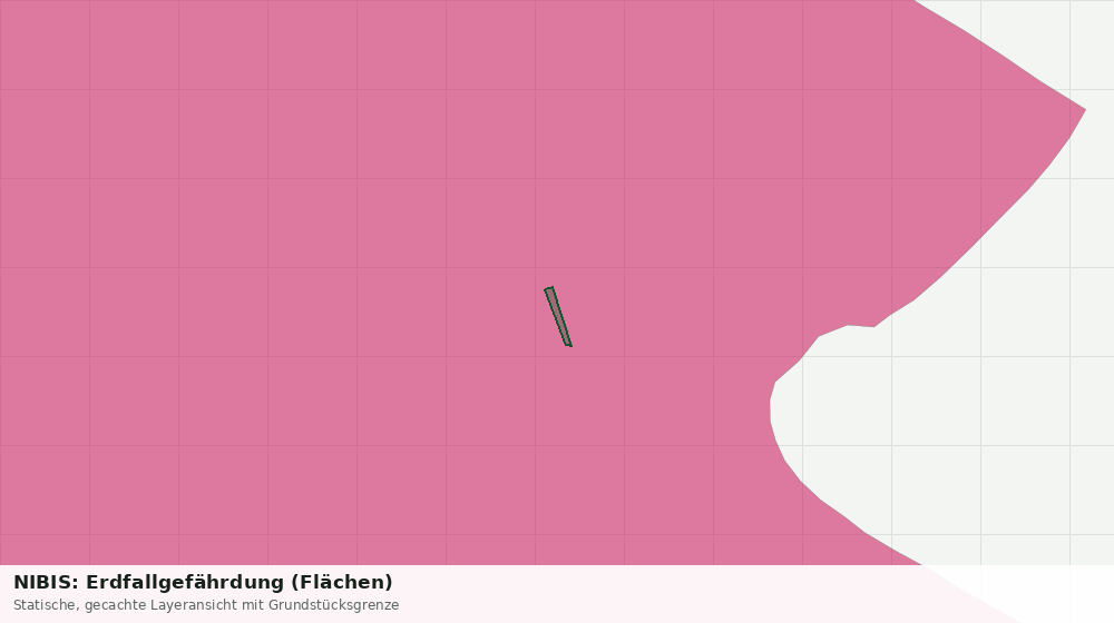 Statische Kartenansicht: NIBIS: Erdfallgefährdung (Flächen)