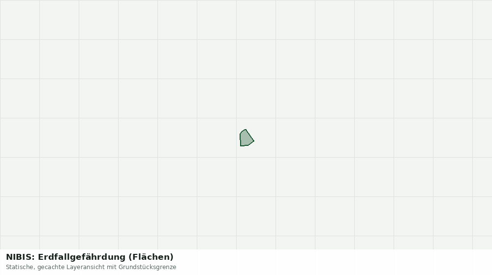 Statische Kartenansicht: NIBIS: Erdfallgefährdung (Flächen)