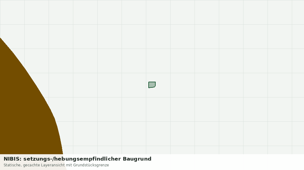 Statische Kartenansicht: NIBIS: setzungs-/hebungsempfindlicher Baugrund