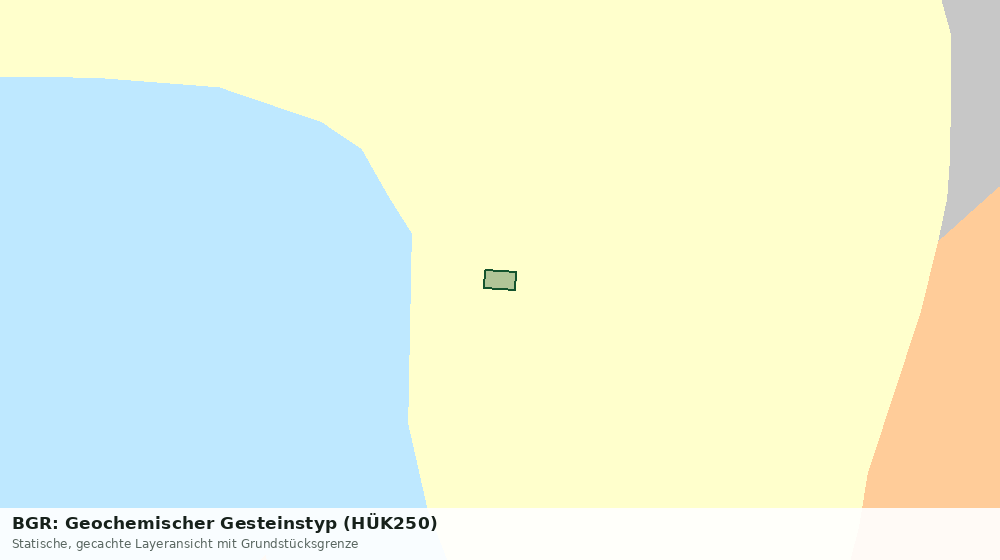 Statische Kartenansicht: BGR: Geochemischer Gesteinstyp (HÜK250)