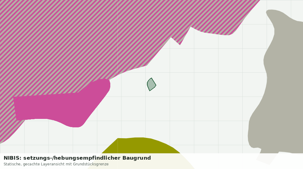 Statische Kartenansicht: NIBIS: setzungs-/hebungsempfindlicher Baugrund
