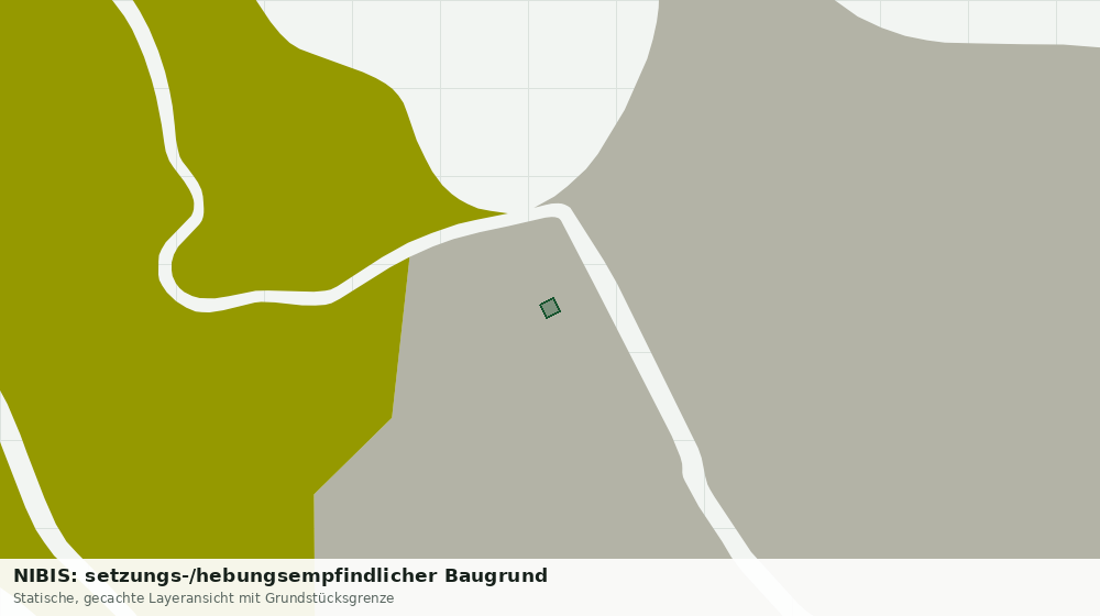 Statische Kartenansicht: NIBIS: setzungs-/hebungsempfindlicher Baugrund
