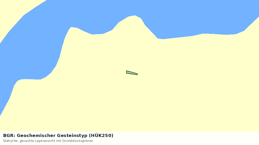 Statische Kartenansicht: BGR: Geochemischer Gesteinstyp (HÜK250)