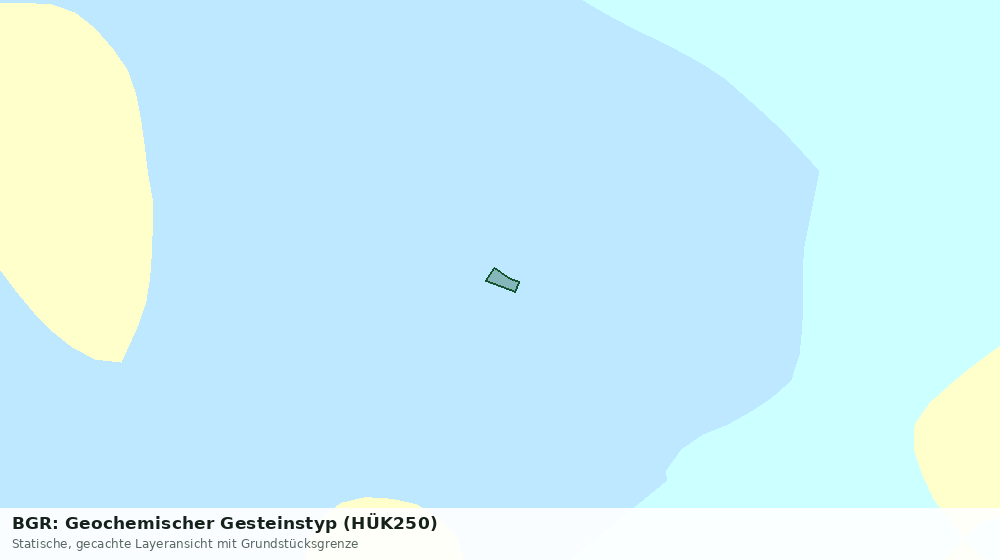 Statische Kartenansicht: BGR: Geochemischer Gesteinstyp (HÜK250)