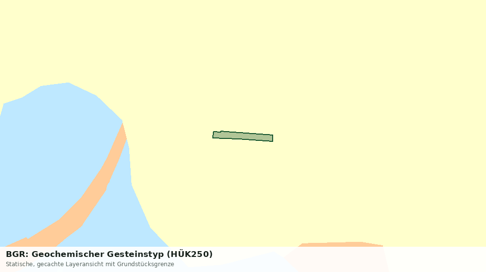 Statische Kartenansicht: BGR: Geochemischer Gesteinstyp (HÜK250)