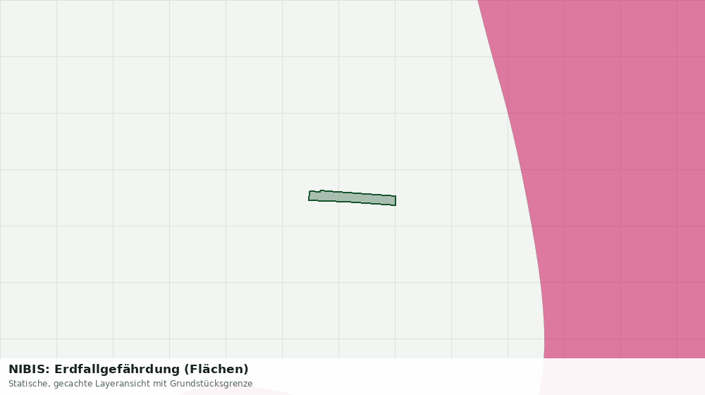 Statische Kartenansicht: NIBIS: Erdfallgefährdung (Flächen)