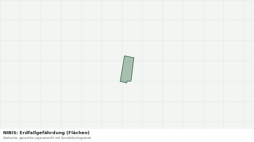 Statische Kartenansicht: NIBIS: Erdfallgefährdung (Flächen)