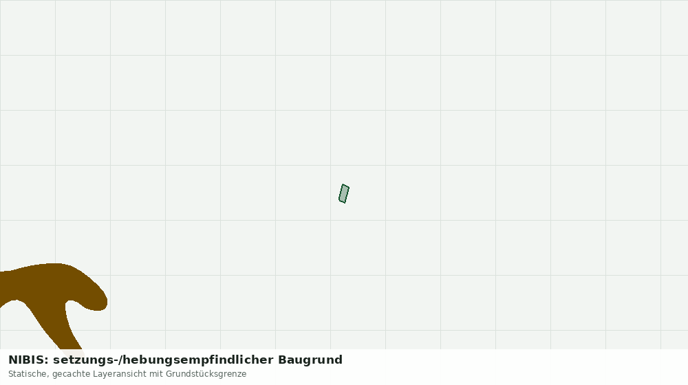 Statische Kartenansicht: NIBIS: setzungs-/hebungsempfindlicher Baugrund
