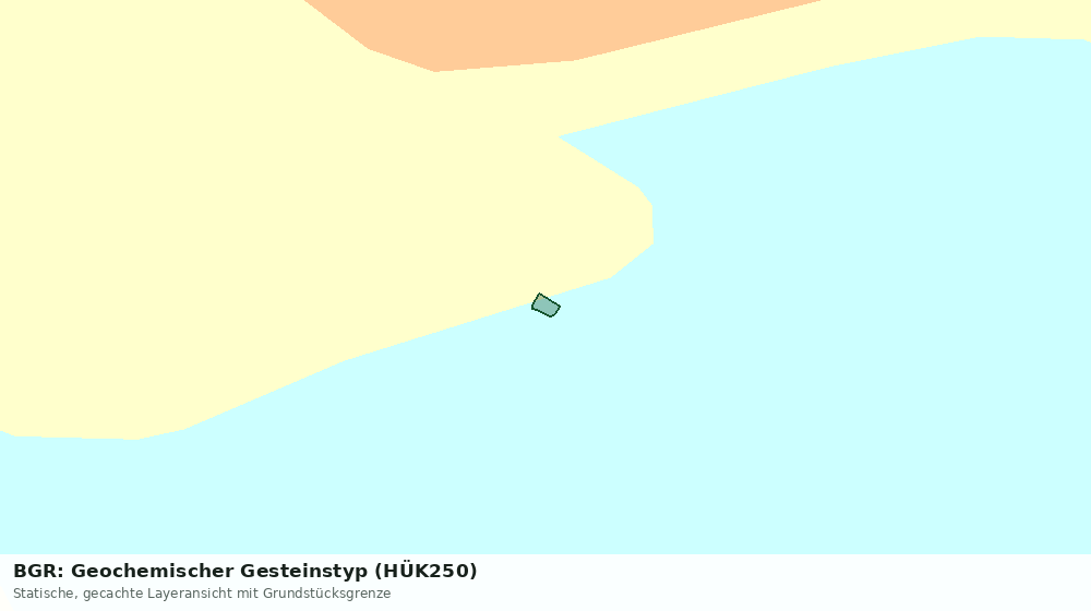 Statische Kartenansicht: BGR: Geochemischer Gesteinstyp (HÜK250)