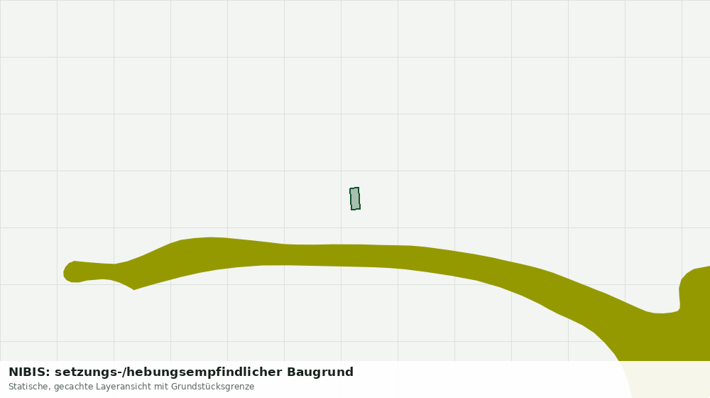 Statische Kartenansicht: NIBIS: setzungs-/hebungsempfindlicher Baugrund