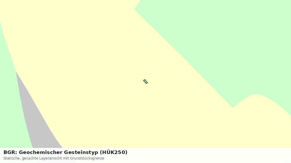 Statische Kartenansicht: BGR: Geochemischer Gesteinstyp (HÜK250)
