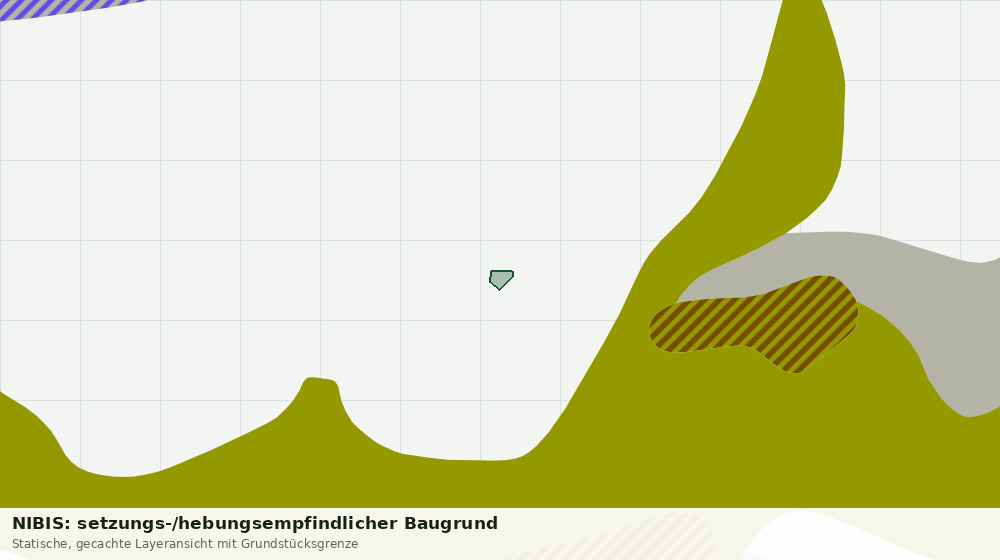 Statische Kartenansicht: NIBIS: setzungs-/hebungsempfindlicher Baugrund