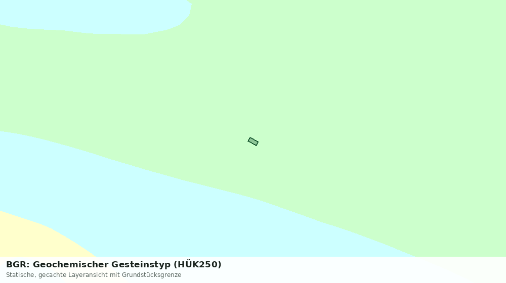 Statische Kartenansicht: BGR: Geochemischer Gesteinstyp (HÜK250)