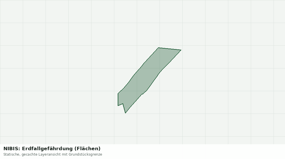 Statische Kartenansicht: NIBIS: Erdfallgefährdung (Flächen)