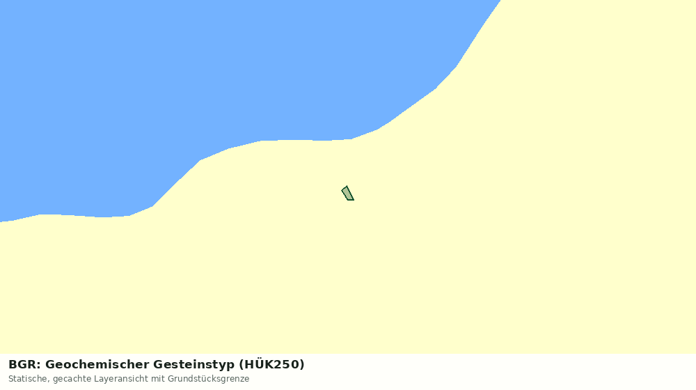 Statische Kartenansicht: BGR: Geochemischer Gesteinstyp (HÜK250)