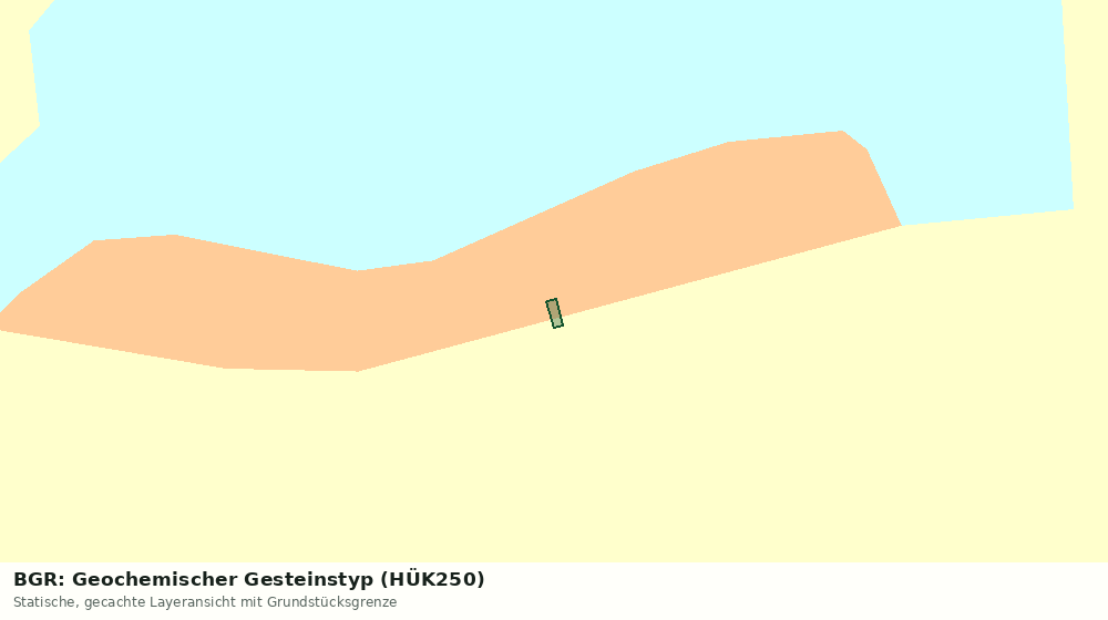 Statische Kartenansicht: BGR: Geochemischer Gesteinstyp (HÜK250)