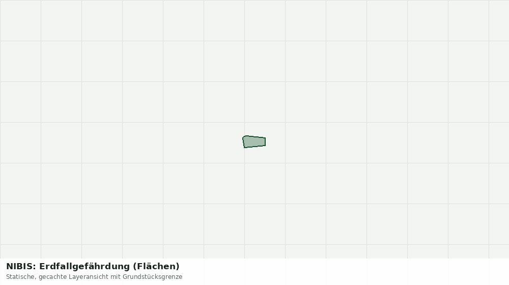 Statische Kartenansicht: NIBIS: Erdfallgefährdung (Flächen)