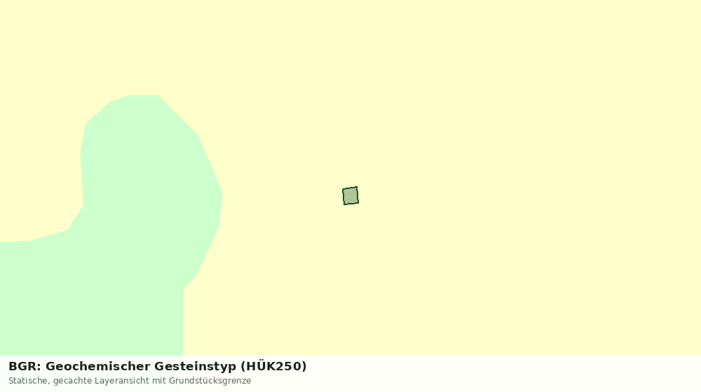 Statische Kartenansicht: BGR: Geochemischer Gesteinstyp (HÜK250)