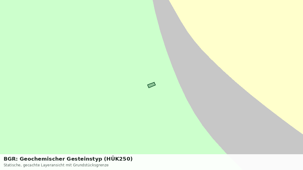 Statische Kartenansicht: BGR: Geochemischer Gesteinstyp (HÜK250)