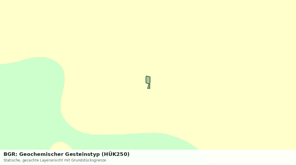 Statische Kartenansicht: BGR: Geochemischer Gesteinstyp (HÜK250)