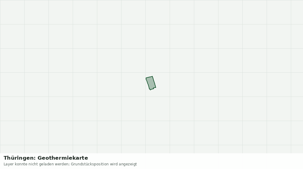 Statische Kartenansicht: Thüringen: Geothermiekarte