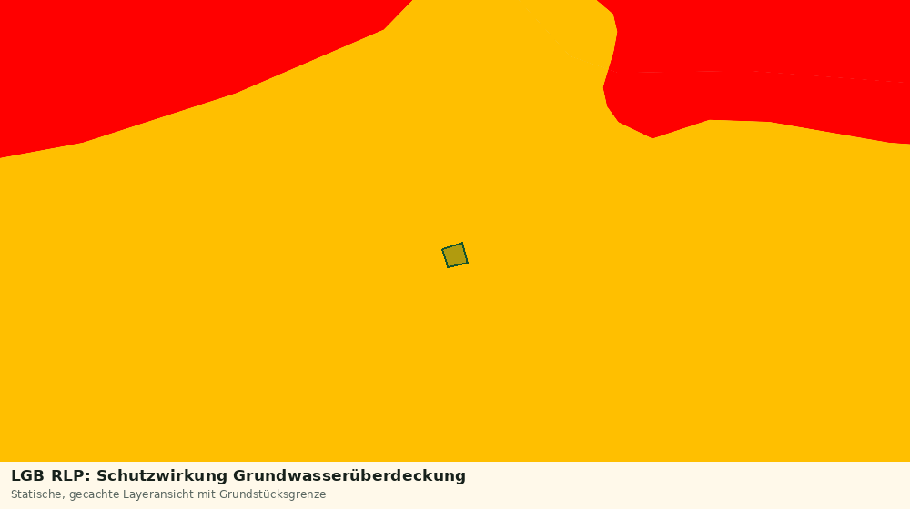 Statische Kartenansicht: LGB RLP: Schutzwirkung Grundwasserüberdeckung