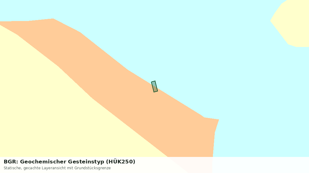 Statische Kartenansicht: BGR: Geochemischer Gesteinstyp (HÜK250)